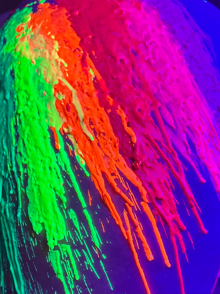 UV Reactive Pouring Parasoy Pillar Candles