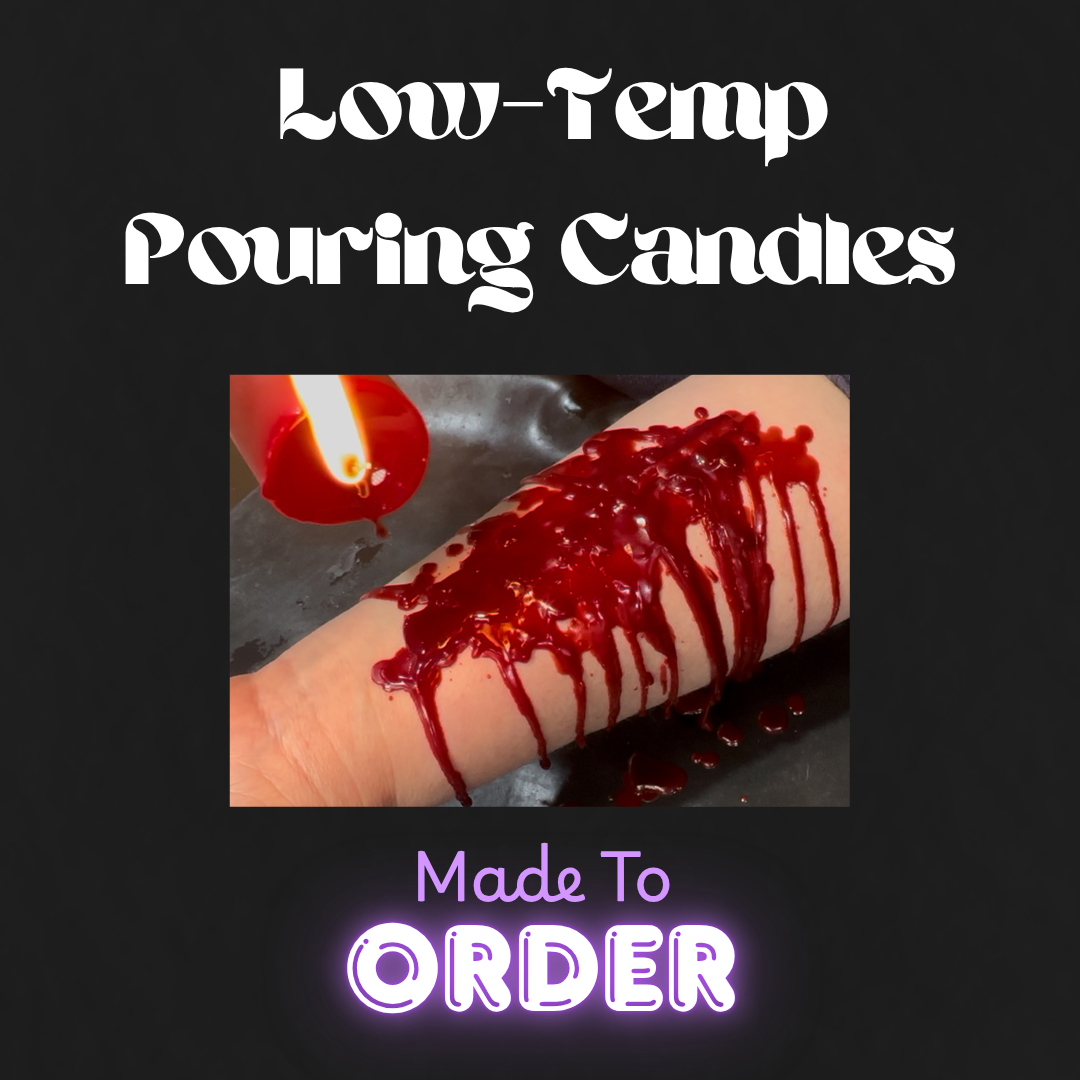 Low Temp Pouring Pillar Wax Play Candle - Made To Order