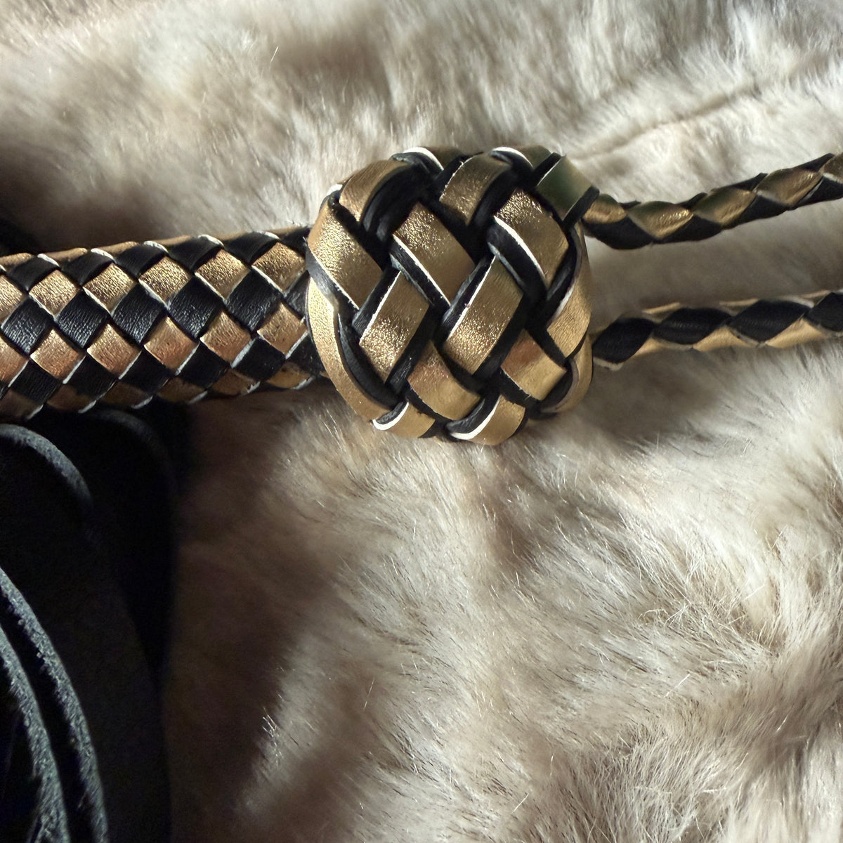 Bullion | Black Furla Cowhide Flogger