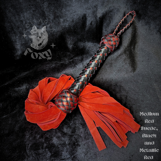 Medium Red Suede Flogger