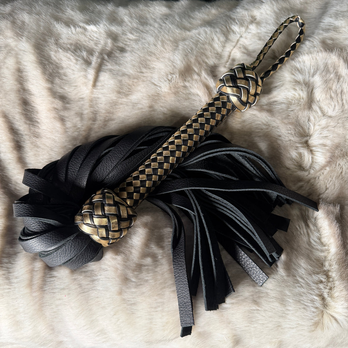 Bullion | Black Furla Cowhide Flogger