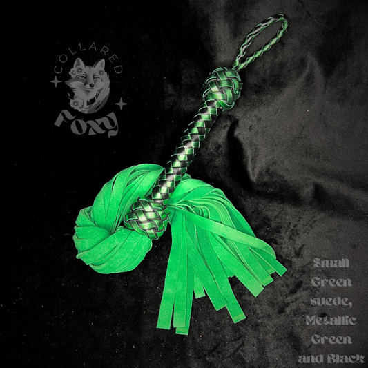 Small Green Suede Flogger