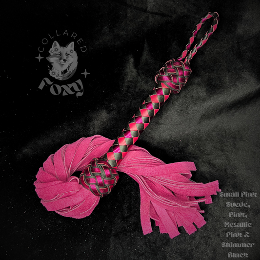 Small Pink Suede Flogger