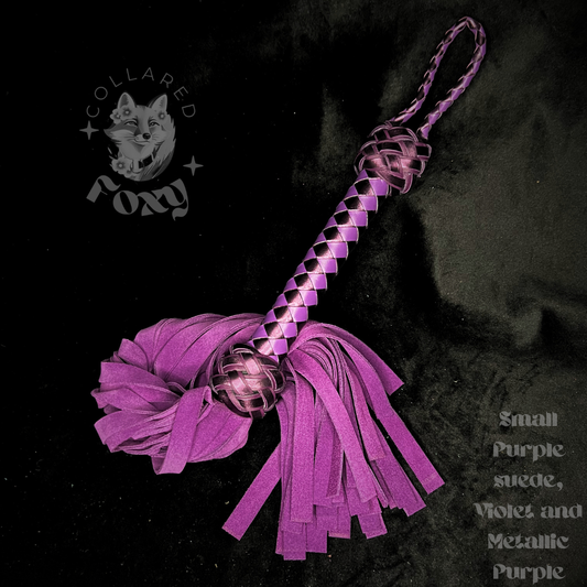 Small Purple Suede Flogger